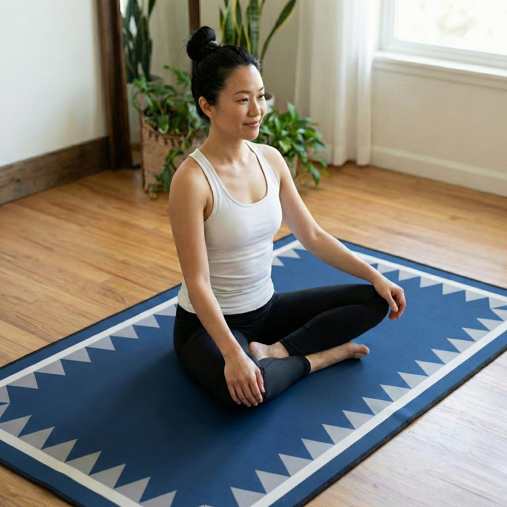 Hmong Heritage Area Rug: The Sacred Mountain Collection