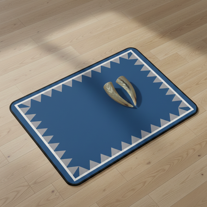 Hmong Mountain Shield Altar Mat - 12"x22"